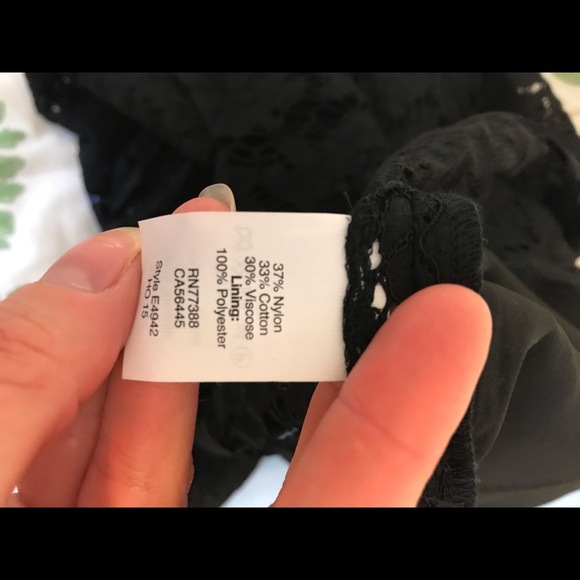 Madewell Lace Refined Tee - Picture 7 of 7